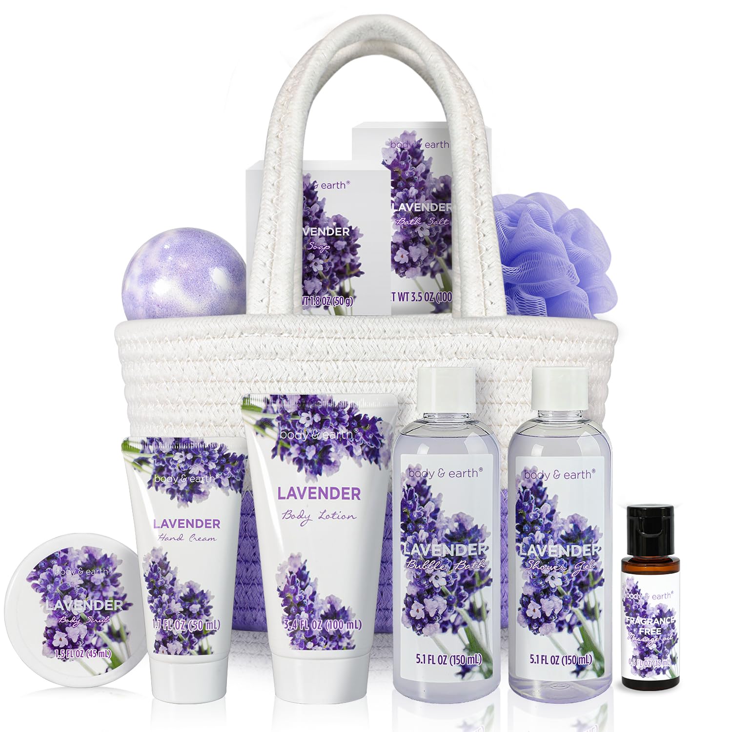 BODY & EARTH Spa Gift Baskets Review 2026: Best Lavender Spa Set for ...